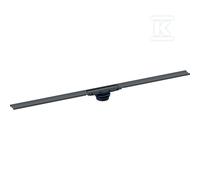 Caniveau de douche CleanLine30 noir L=30-130cm 154.503.TE.1