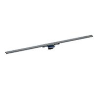 Caniveau de douche CleanLine50 Geberit 154447QC2 30-130 x 3 cm, noir chromé, à fleur de sol
