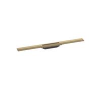 hansgrohe RainDrain Flex caniveau de douche 56044140 80cm, kit de finition, peut être raccourci, bronze brossé