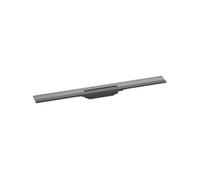 Caniveau de douche découpable 80 cm RainDrain Flex montage mural noir chromé brossé