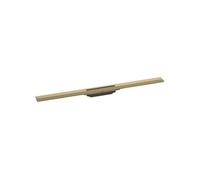 Caniveau de douche découpable 90 cm RainDrain Flex montage libre bronze brossé
