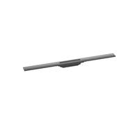 Caniveau de douche découpable 90 cm RainDrain Flex montage libre noir chromé brossé