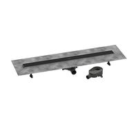 Caniveau De Douche Hansgrohe RainDrain Go Kit complet pour installation à carreler 1000 hauteur faible/standard Noir Mat 56275670