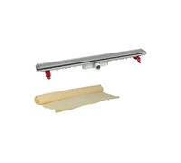 Caniveau de douche inox réversible 890mm + natte sicanatfh90r