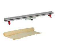 Caniveau de douche inox réversible 990mm + natte Nicoll sicanatfh10r G