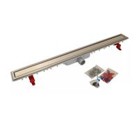 Caniveau de douche Nicoll Docia SICANFH100R 990x95mm D40mm sans natte