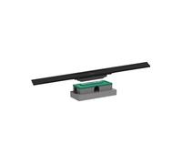 Caniveau de douche RainDrain Flex 80 Noir mat + Corps encastré à faible hauteur