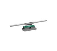 Caniveau de douche RainDrain Flex 90 Acier inox brossé + Corps encastré à faible hauteur