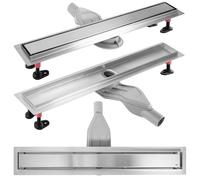 Caniveau De Douche Rea Rea Neox Superflow Drain De Douche Acier Brossé 84 X 11 X 9,5 Cm