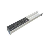Caniveau De Drainage Assemblé De 60 Cm De Long, Avec Grille En Acier Inoxydable, Système De Drainage For Allée, Fente En U De 10 Cm De Large, Kit De Drainage For Terrasse De Piscine Et Jardin(#10)