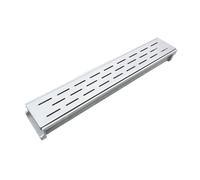 Caniveau De Drainage Assemblé De 60 Cm De Long, Avec Grille En Acier Inoxydable, Système De Drainage For Allée, Fente En U De 10 Cm De Large, Kit De Drainage For Terrasse De Piscine Et Jardin(#14)