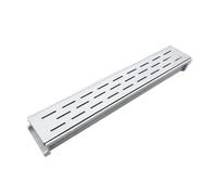 Caniveau De Drainage Assemblé De 60 Cm De Long, Avec Grille En Acier Inoxydable, Système De Drainage For Allée, Fente En U De 10 Cm De Large, Kit De Drainage For Terrasse De Piscine Et Jardin(#6)