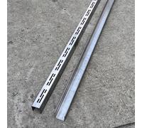 Caniveau de drainage en acier inoxydable 304, kit mince, couvercles de tranchée personnalisables pour piscine, cour et cuisine, drain universel pour allée, 2 m / 78,7 po (7 x 5 cm / 2,8 x 2