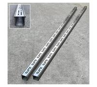 Caniveau de drainage en acier inoxydable avec fente étroite pour terrasse et allée, évacuation de sol robuste avec grande capacité de charge, idéal pour une utilisation en extérieur