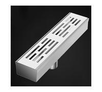 Caniveau de Drainage Kit de tranchée Mince pour Grille extérieure, système de tranchée en Acier Inoxydable, gouttière de Sol pour terrasse, Jardin, Trottoir, Salle de Bain, intérieur