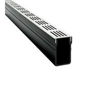 Caniveau de drainage UD Pro 65 argent (L= 200 cm)