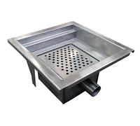 Caniveau de Sol pour Cuisine Professionnelle Amovible Horizontale L2G