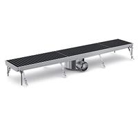 Caniveau de Sol Professionnel 1144 - Sortie Horizontale - Combisteel -