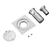 Caniveau Douche Italienne Acier Inoxydable 304 avec pour Serrure - Drainage Rapide 30L/min Anti-Odeur pour Salle de Bain 7.5x7.5cm