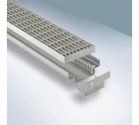Caniveau en acier DW Drain acier galvanisé (L= 100 mm, L= 100 cm)