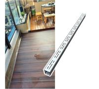Caniveau Exterieur Caniveau Côté Maison avec Grille en Acier Inoxydable, Caniveau Étroit en Métal pour Extérieur Caniveaux De Sol pour Allées Slim Caniveau D'égout avec Grille(5x3cm/2x1.2in)