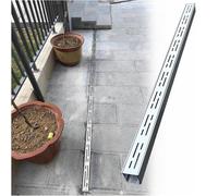 Caniveau Exterieur Caniveau De Drainage Français, Caniveau Étroit Extérieur Avec Grilles Acier Inoxydable 304 Drainage Système De Drainage Efficace Pour Patios Et Trottoirs(7x3cm//2.7x1.2in)