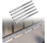 Caniveau Exterieur Couvercles de Drain pour tranchée de Tuyau de Sol extérieur, crépine de Tuyau de Drainage d'égout, kit de bac Mince en Acier Inoxydable 304 pour terrasse de Jardin