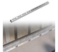 Caniveau Exterieur Couvercles de Drain pour tranchée de Tuyau de Sol extérieur, crépine de Tuyau de Drainage d'égout, kit de bac Mince en Acier Inoxydable 304 pour terrasse de Jardin
