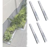 Caniveau Exterieur Couvercles de drains extérieurs Robustes en Acier Inoxydable pour allées étroites, Drainage des eaux pluviales Robuste pour terrasse, kit français pour Bloquer Les débris