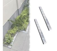 Caniveau Exterieur Couvercles de drains extérieurs Robustes en Acier Inoxydable pour allées étroites, Drainage des eaux pluviales Robuste pour terrasse, kit français pour Bloquer Les débris