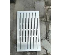 Caniveau Exterieur Grille De Chute, Couvercle De Gouttière De Drainage En Métal 50 40 35 30 20 Cm, Canal De Drainage Avec Cadre(70x35X3cm/27.6x13.7x1.2in)