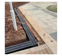 Caniveau Exterieur Grille de Drainage 20 Cm De Long Grille De Canal/ Grille De Couvercle De Vidange Lourds Antidérapant Dehors Grilles De Drainage D’égout/ Crépine D’égout Grille De Recouvrement De Go