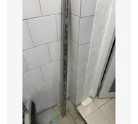 Caniveau Exterieur Grille de Drainage Caniveau de drainage en acier inoxydable avec grille, longueur 1/1,5/3 cm, système de drainage pour allée, couvercle de caniveau étroit de 3,5 cm de large pour pi