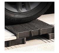 Caniveau Exterieur Grille de Drainage Couvercle De Drain Grille D'égout Pour L'allée, Très Résistante Résine Filtre De Drain Crépine D'égout, Facile À Couper Système De Drainage De Tranchée, Prévenir