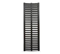 Caniveau Exterieur Grille de Drainage de Tranchée Linéaire en Plastique, Couvercle de Drainage Extérieur Robuste pour Terrasse de Jardin, Garage, Filtres à Eau de Pluie Étroits pour Bloquer(Black,30cm
