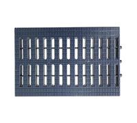 Caniveau Exterieur Grille de Drainage en Plastique à Haute Teneur en Polymère, Grilles de Drainage Des Égouts - 30x20x2,5 Cm, Grille de Couverture de Tranchée Antidérapante/ Grille de Crépine de Drain