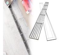 Caniveau Exterieur Grille de Drainage Grille De Drainage À Canal 1m De Long, Grille De Tranchée Extérieure En Acier Inoxydable, Couverture D'égout Pour Côtés De Piscine(100x30x3cm/39.4x11.8x1.2in)