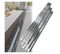 Caniveau Exterieur Grille de Drainage Kit de drainage extérieur mince - Longueur 1 m, caniveau de drainage en acier inoxydable avec grille, grille de drainage étroite pour allées/béton Systèmes de Dra