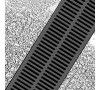 Caniveau Exterieur Grilles De Drainage pour Allée, Grilles De Canal De Couverture De Drain De Plancher pour La Cour Personnelle, Couvercles Rectangulaires pour Système De Pluie