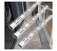 Caniveau Exterieur Kit De Caniveaux Minces for Extérieur, Lot De 1, 3 Ou 5, Système De Drainage De Tranchée for Jardin, Terrasse, Allée, Garage, Tranchée De Drainage(3PACK,10x3cm(3.9x1.2in))