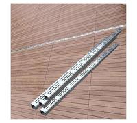 Caniveau Exterieur Kit De Drainage Extérieur Fin en Acier Inoxydable avec Grille, Capacité De Charge Élevée, for Allée, Cour, Patio, Garage, Jardin, Lot De 2, 4 Ou 10(4pack,5x5cm(2x2))