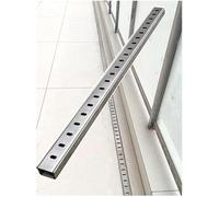 Caniveau Exterieur Kit Grille De Drainage,Tranchée En Métal Mince,Grille De Caniveau D'égout Pour Arrêter Feuilles,Grille De Trottoir,Clôture,Cour,Dérivateur De Gouttière Pour L'eau 1m,10×5cm