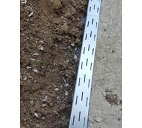 Caniveau Exterieur Revêtement de Tranchée Drainage Extérieur pour Allée, Protection sous-Sol, Dérivation d'eau, Caniveaux, Descentes Gouttières(Straight,5x5cm/2x2in)