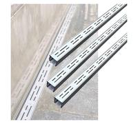 Caniveau Exterieur Système De Caniveau for Terrasse, Cour, Allée, Piscine, Terrasse en Béton, Caniveau De Drainage Extérieur Étroit en Acier Inoxydable(3 Pack,15x8cm(5.9x3.1in))