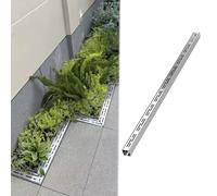 Caniveau Exterieur Système de Drainage de Tranchée Robuste pour La Cour, Canal de Drainage Extérieur avec Grille Amovible en Acier Inoxydable, Filtre de Drainage Linéaire pour Bloquer Les Débris(W7cmx