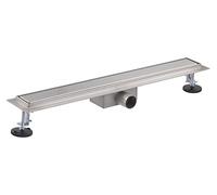 Caniveau extra plat pour douche italienne reversible finition inox/ou à carreler longueur 60 centimètres - Avec siphon anti odeur et filtre pour cheveux NOYON & THIEBAULT