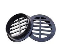 Caniveau Grille De Drainage En Fonte Exterieur Grille D'égout Siphon De Sol Ronde CréPine Résistant Couvercles De Crépine De Drain Pour Jardin Toit(110mm-4.33in)