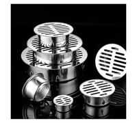 Caniveau Grille De Drainage Extérieure en Acier Inoxydable Anti-Blocage for Balcon, Cour Et Toit. Grille Antirouille. Installation Facile par Encliquetage.(50mm)