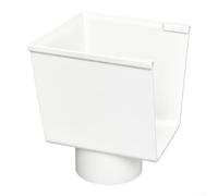 Caniveau PVC Résistant UV pour Évacuation d'Eau(S) | PVC , résistant aux UV, durée de vie longue, pur, toit et jardin