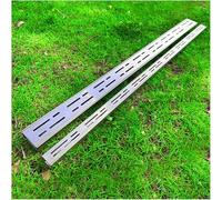 Caniveaux et grilles de drainage, caniveau extérieur 1,4" x 2",25" avec grille amovible, système tranchée personnalisé(2″ x 1.2″ x 78.7″)
